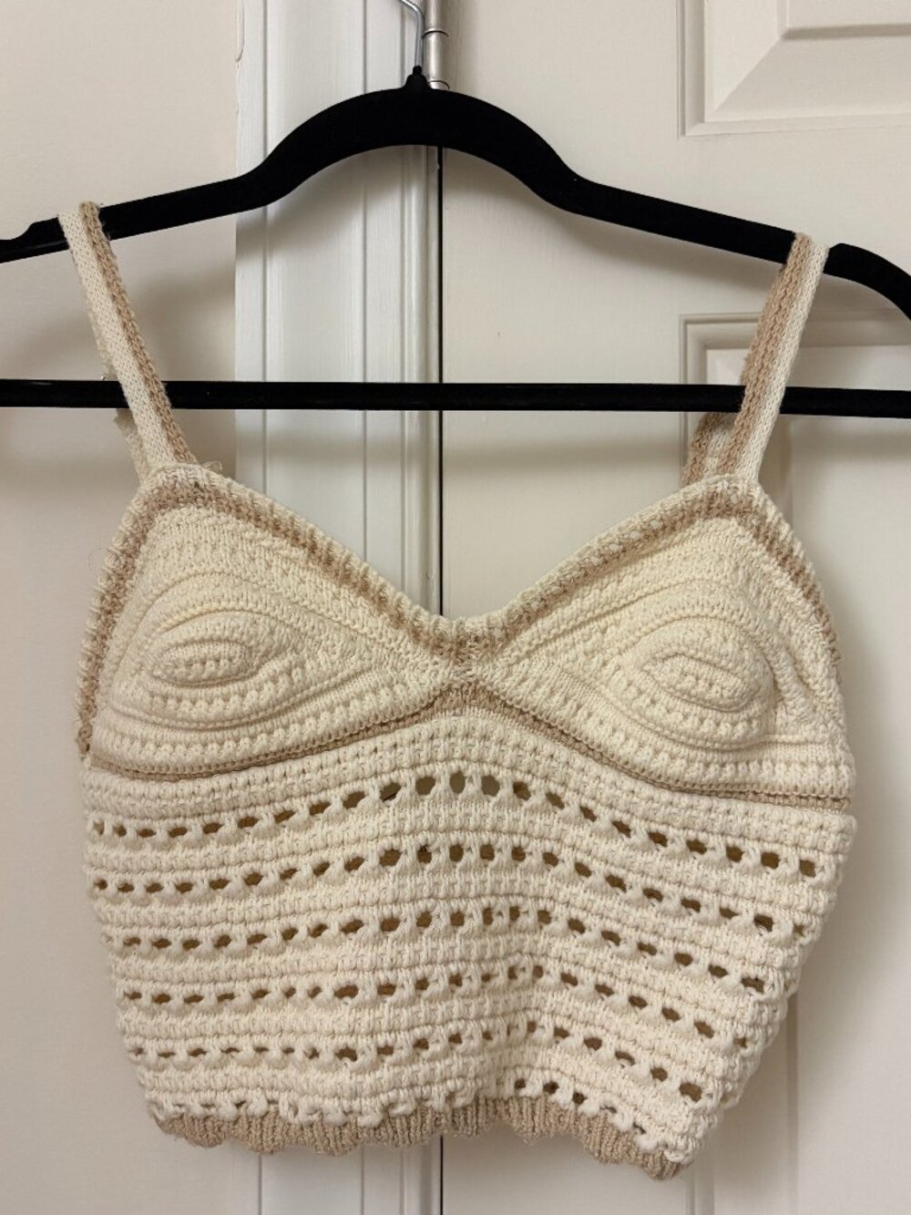 Vintage Havanna Crochet Cropped Tank - Size S